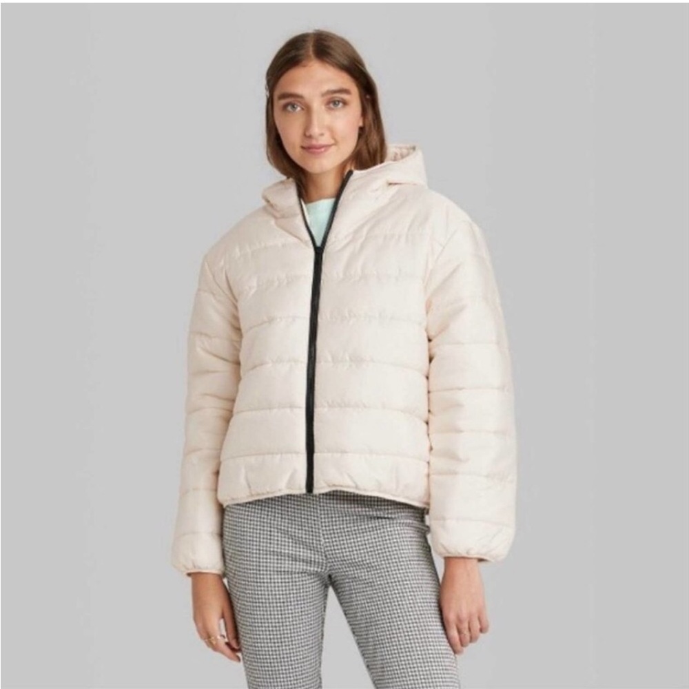 wild fable puffer jacket size medium